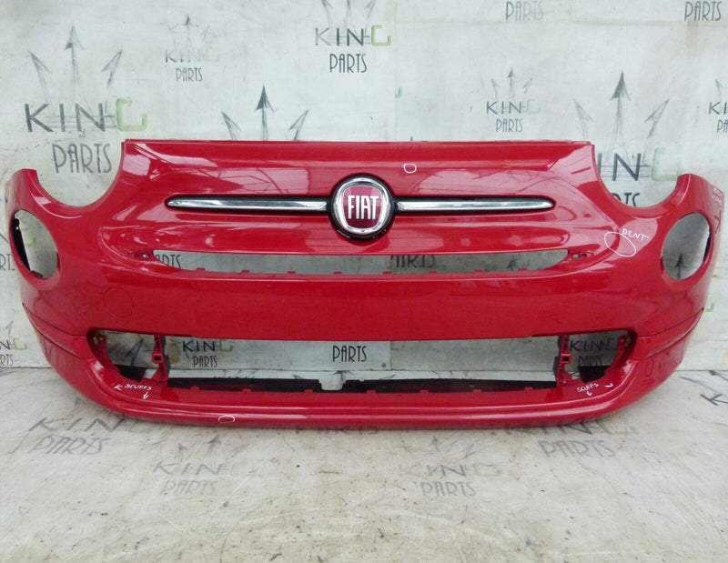 FIAT 500 POP FACELIFT 2015-22 GENUINE FRONT BUMPER & BADGE LOGO 735619476