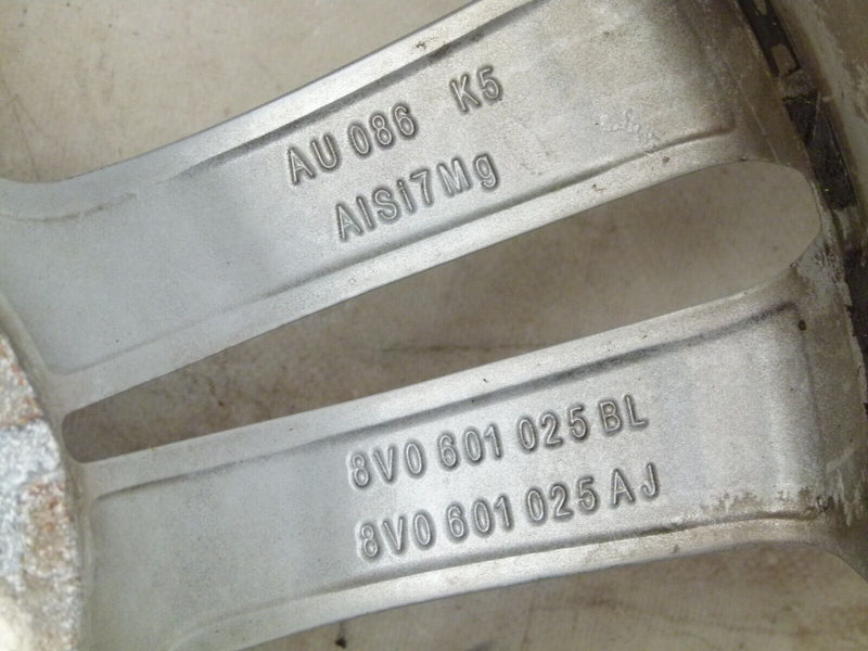 AUDI A3 S-LINE WHEEL ALLOY RIM & TIRE 7.5JX18H2 ET51 8V0601025BL GENUINE