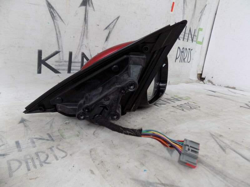 JAGUAR XJ (X351) 2010-2019 POWER FOLDING DRIVER WING MIRROR RED - GENUINE