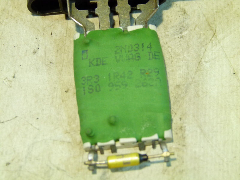 VOLKSWAGEN UP HEATER BLOWER MOTOR RESISTOR GENUINE 1S0959263A