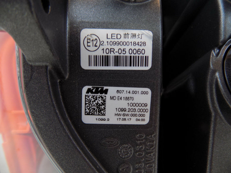 KTM 1290 SUPER ADVENTURE R S 2017 FRONT FULL LED GENUINE HEADLIGHT LAMP LIGHT