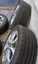 MERCEDES W205 SET OF 17" ALLOY WHEELS WITH TYRES 225/50/17 7J ET42 A2054010200