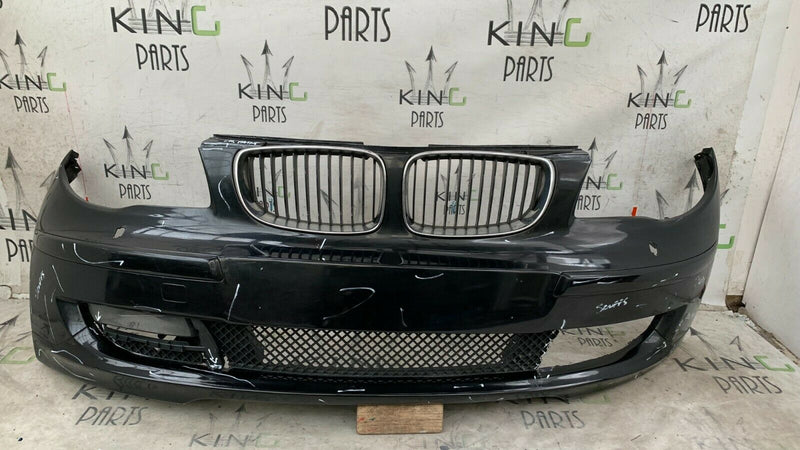 BMW 1 SERIES E81 E87 FACELIFT 2007-12 BLACK FRONT BUMPER GENUINE 7166462