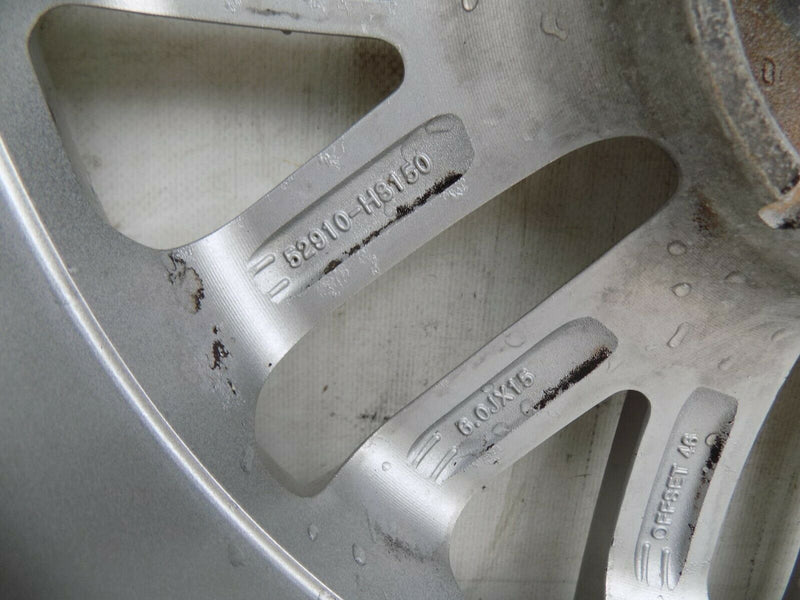 KIA RIO 2017-ON 15" ALLOY WHEEL 6Jx15 ET46+TYRE 185/55 R15 52910-H8150