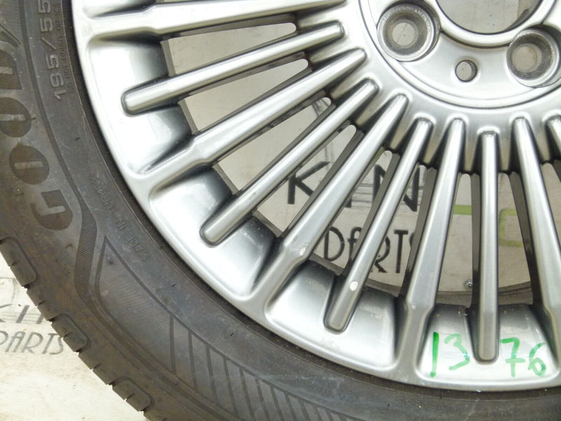 FIAT 500 WHEEL ALLOY RIM & TIRE 6JX16H2 ET41 52140532 GENUINE
