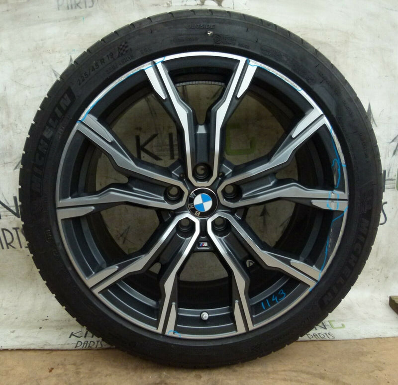 BMW X1 F48 19" 8JX19H2 ET47 ALLOY WHEEL RIM 8092163 TYRE 225/45 R19