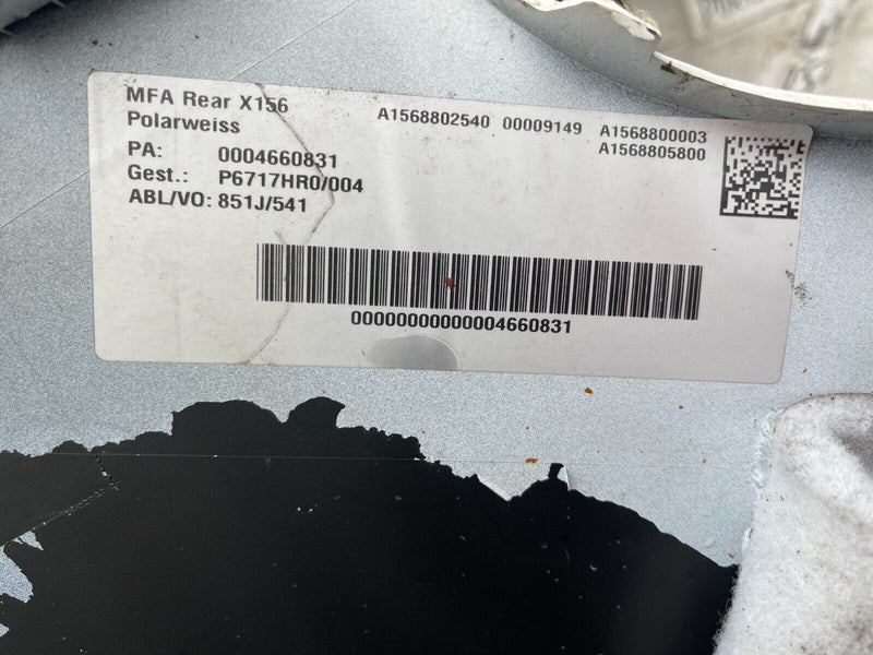 MERCEDES GLA X156 2014-2017 REAR BUMPER GENUINE A1568802540