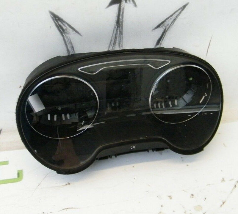 AUDI A3 (8V) 2012-2016 S-LINE 5DR INSTRUMENT CLUSTER SPEEDOMETER -- COVER ONLY