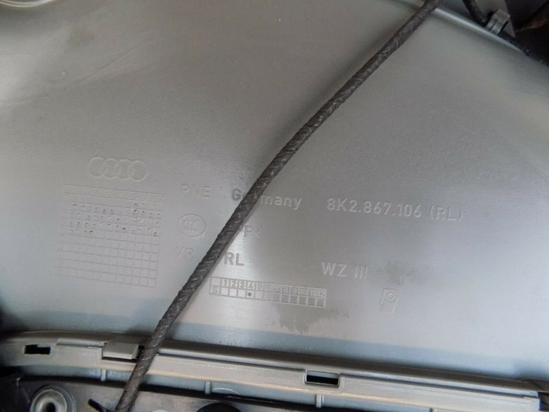 AUDI A4 B8 2009-2015 SALOON REAR LEFT TRUNK BOOT COMPARTMENT PANEL 8K5863887A