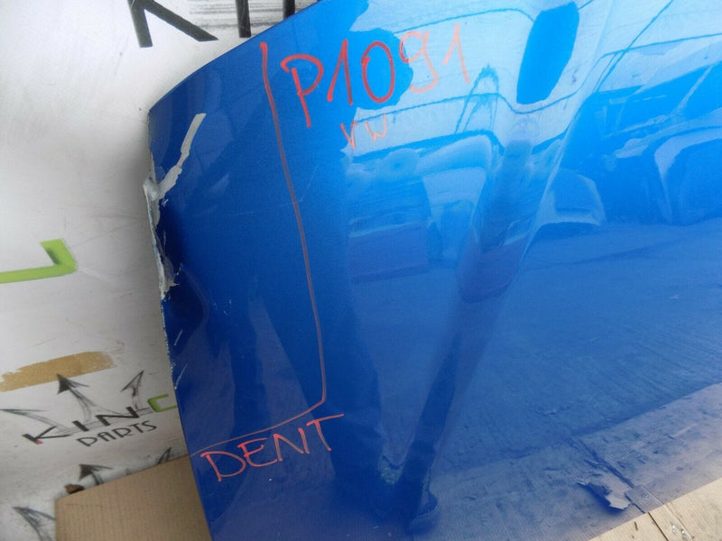 VW TOURAN 2003-2006 GENUINE BONNET HOOD COMPLETE IN BLUE