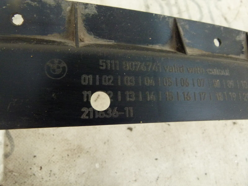 BMW X1 F48 2015-19 FRONT BUMPER LOWER TRIM GENUINE 5111 8075894