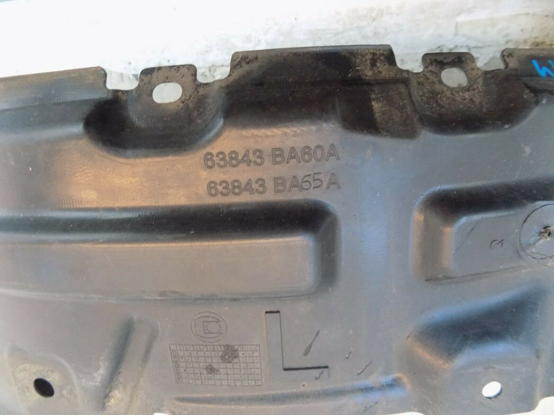 NISSAN JUKE 2010-2014 FRONT LEFT WHEEL INNER ARCH LINER SPLASH GUARD