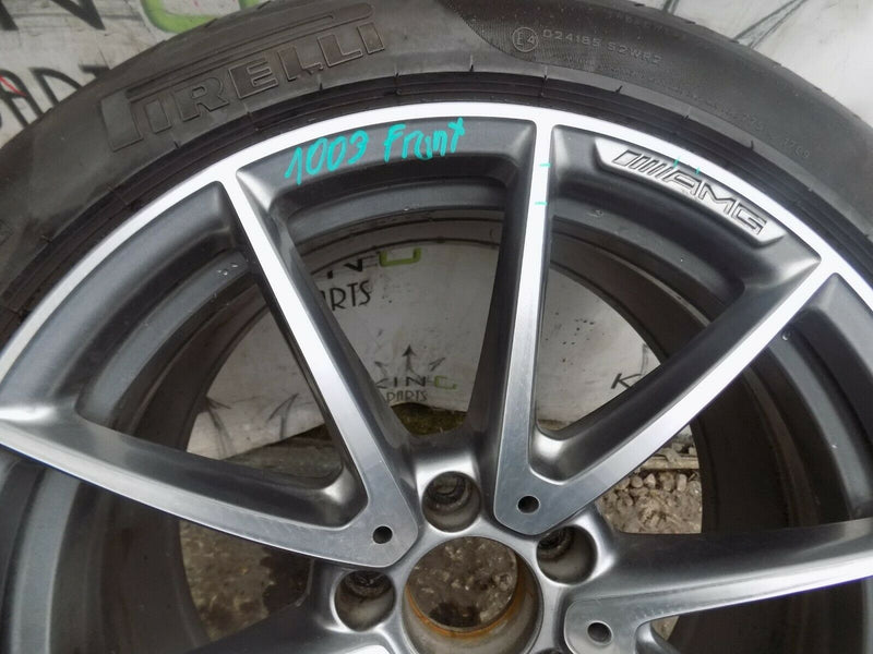 MERCEDES C CLASS AMG C63 2015-ON 18" FRONT ALLOY WHEEL 9JX18H2 A2054015700