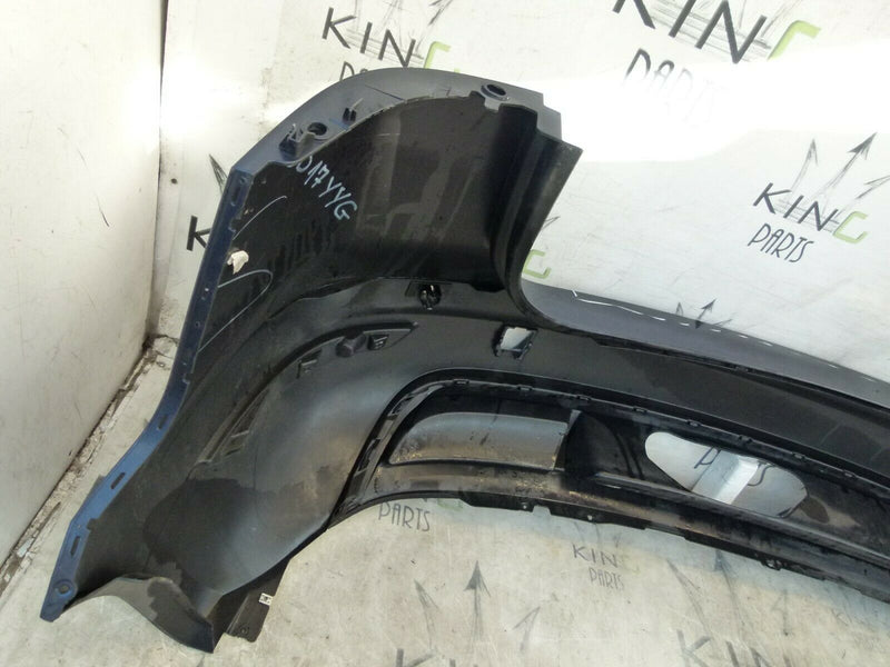 VW SHARAN MK2 7N 2010-2015 NAVY BLUE REAR BUMPER GENUINE 4x PDC 7N0807421