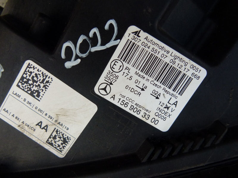 MERCEDES GLA X156 2013-17 BI-XENON LEFT HEADLIGHT GENUINE A1569063300