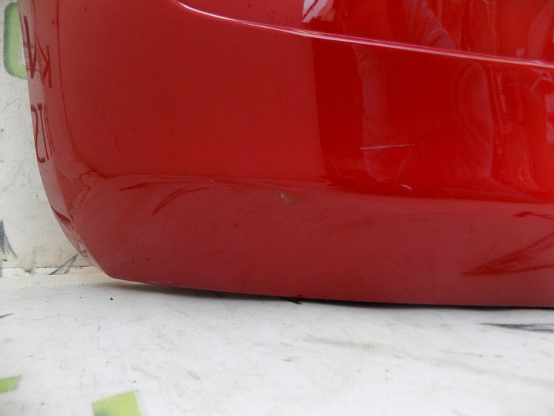 FIAT 500 LOUNGE 2015-ON FACELIFT FRONT BUMPER RED + BADGE OEM 735619491