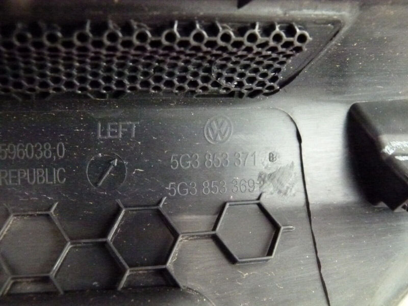 VW GOLF MK6 2012-16 FRONT LEFT DOOR LOWER STEP TRIM GENUINE 5G3853371