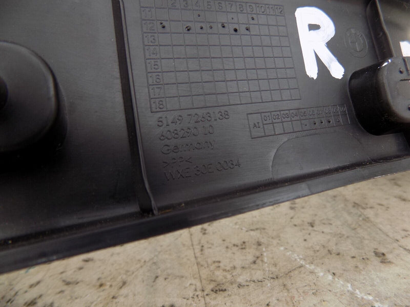 BMW F30 F31 2012-2015 BOOT TAILGATE REAR RIGHT MOULDING TRIM GENUINE 7263138 #