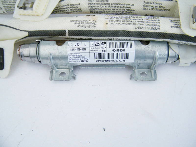 MERCEDES C-CLASS W204 2007-14 GENUINE LEFT CURTAIN ROOF AIR. BAG PASSENGER SIDE