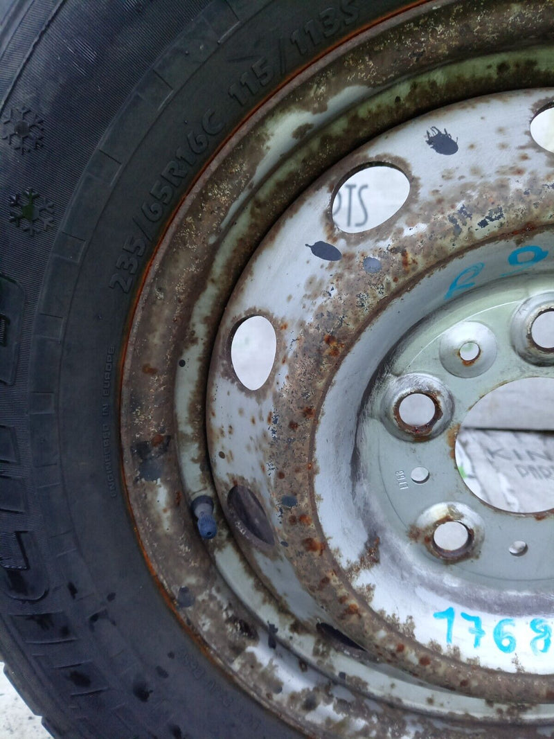 DUCATO BOXER RELAY 16" STEEL WHEEL ET68 + TYRE 235/65/16C