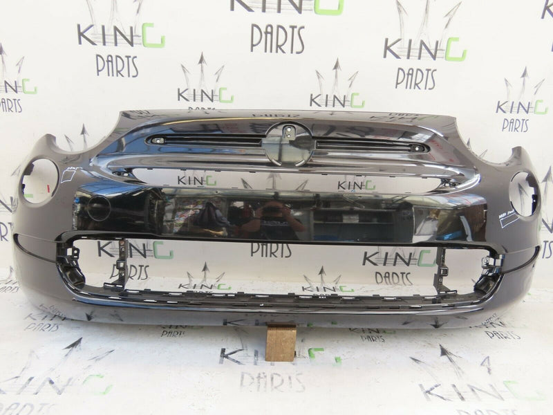 FIAT 500 2015-ON FACELIFT FRONT BUMPER LOUNGE BLACK 735619491