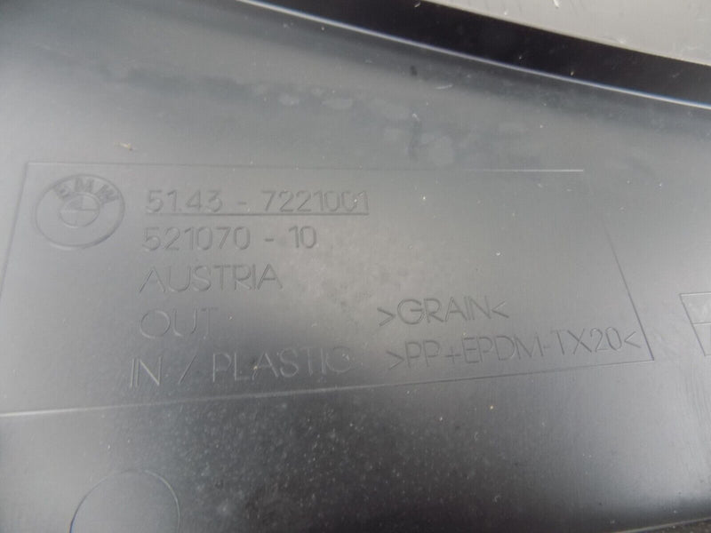BMW F30 F31 2012-2015 LEFT SIDE B-PILLAR LOWER COLUMN COVER PANEL 7221001 #