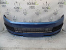 VW TRANSPORTER CARAVELLE T6 FRONT BUMPER IN BLUE 16-19 GENUINE 7E5807221D
