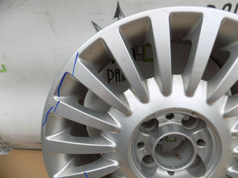FIAT 500 15" INCH RIM ALLOY WHEEL 6J X15H2 ET35 SILVER 51787641
