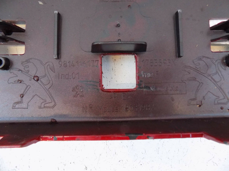 PEUGEOT 2008 FACELIFT - 2017 2018 RED FRONT BUMPER GENUINE 9814116177