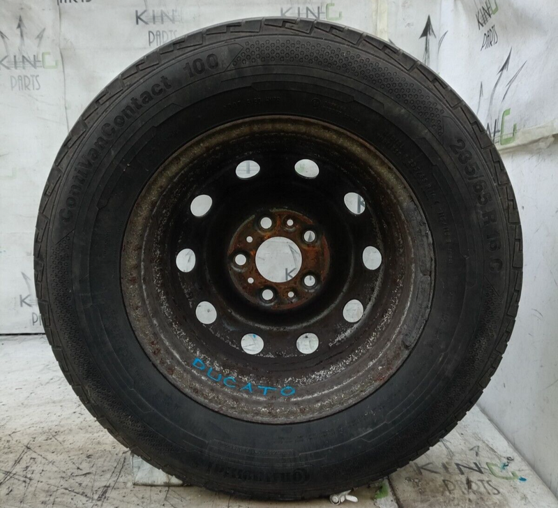 DUCATO BOXER RELAY 16" STEEL WHEEL ET68 + TYRE 235/65/16C