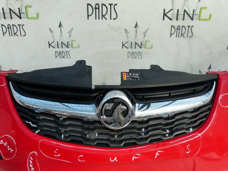 VAUXHALL VIVA (OPEL KARL) 2014-2019 RED FRONT BUMPER GENUINE 94514484