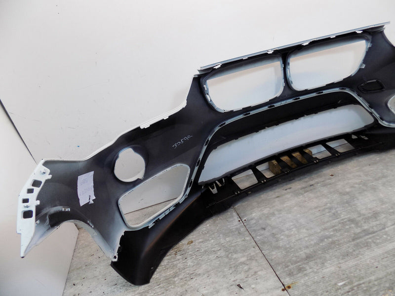 BMW X1 F48 sDRIVE SE 2016 2017 WHITE FRONT BUMPER GENUINE 51117354815 (02)