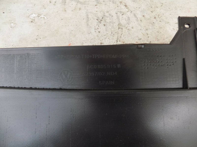 VW POLO GTI 2014-2017 FRONT BUMPER LOWER SPOILER TRIM OEM 6C0805915H9B9