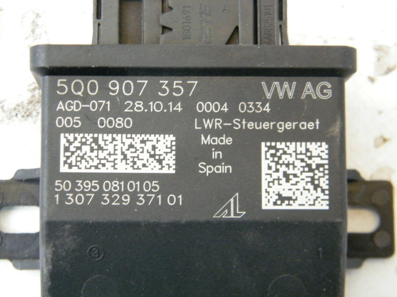 AUDI A3 (8V) 2012-2016 S-LINE 5DR HEADLIGHT RANGE CONTROL MODULE 5Q0907357