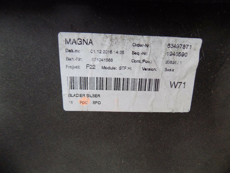 BMW 2 SERIES SE F22 2015-17 FACELIFT REAR BUMPER GENUINE PDC 55112108336