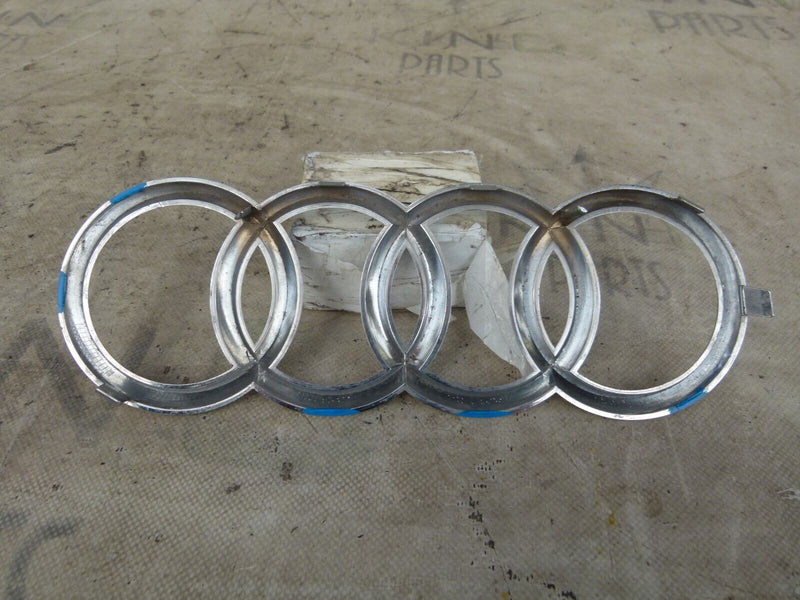 AUDI CHROME EMBLEM RINGS LOGO GENUINE