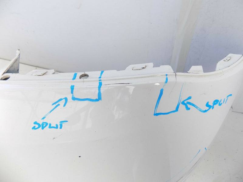 BMW 1 SERIES F20 M SPORT LCI 2015 2016 2017 WHITE REAR BUMPER 51128060292