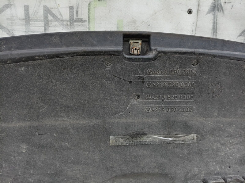 MERCEDES W213 2017-23 FRONT BUMPER UNDERTRAY UNDERBODY COVER SHIELD PANEL