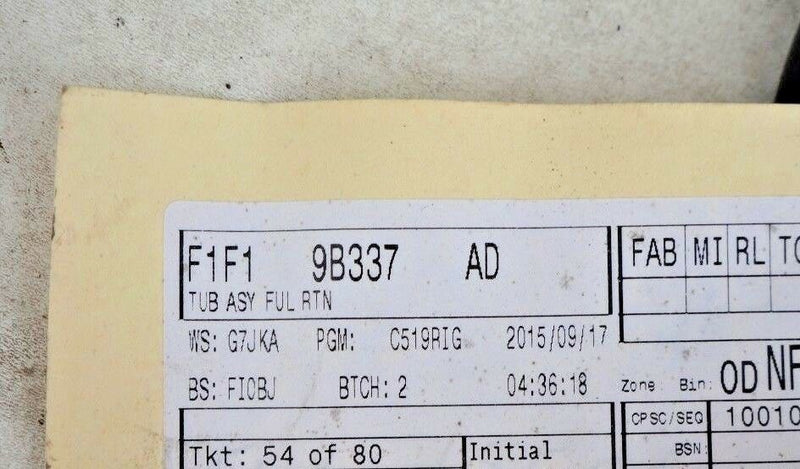 FORD Kuga, C-Max, Focus 1.5 Diesel Fuel Line Tube Assembly 1872194 (S19-28)