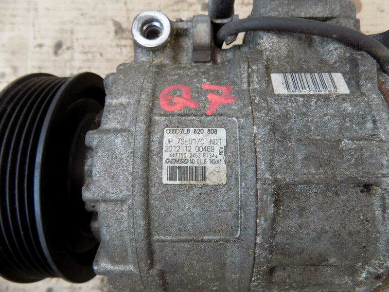 AUDI LCI Q7 3.0 2010-14 TDI DIESEL AIR CON COMPRESSOR PUMP GENUINE 7L6820808