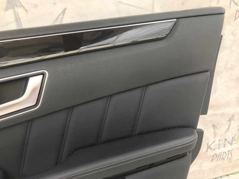 MERCEDES W212 2010-2015 FRONT DOOR LEATHER CARD COVER RIGHT DRIVER SIDE