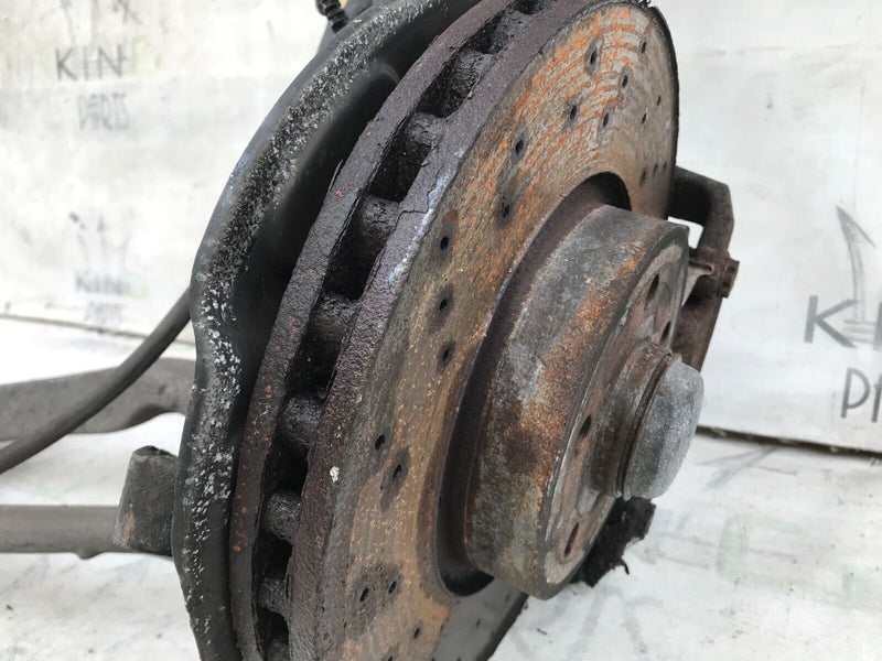 MERCEDES W212 LEFT SIDE COMPLETE FRONT LEG, 2x WISHBONE,HUB, CALIPER, GAS STRUT