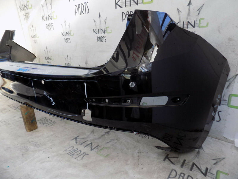 SKODA SCALA 2018-ON- BLACK REAR BUMPER GENUINE 4x PDC 657807421