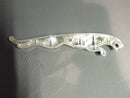 JAGUAR XF XJ  BONNET SIDE TAILGATE CHROME BADGE EMBLEM NEW GENUINE