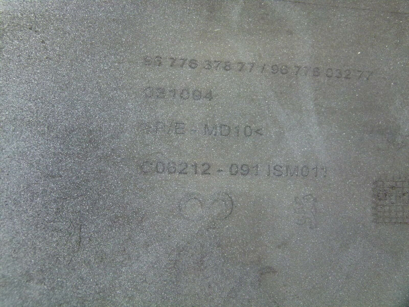 PEUGEOT PARTNER TEPEE LCI 2012-15 FRONT BUMPER RADIATOR COVER 9677637877