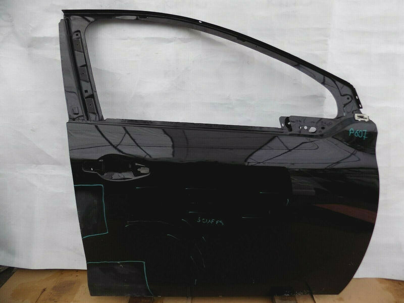 PEUGEOT 208 2012-2018 FRONT RIGHT DOOR PANEL BLACK *DAMAGE*