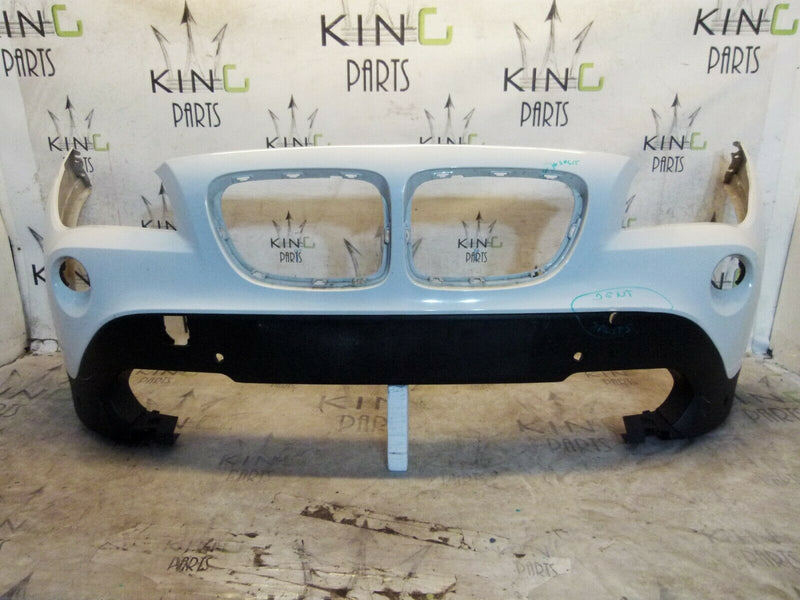 BMW X1 E84 2009-2012 WHITE FRONT BUMPER GENUINE PDC 2990185