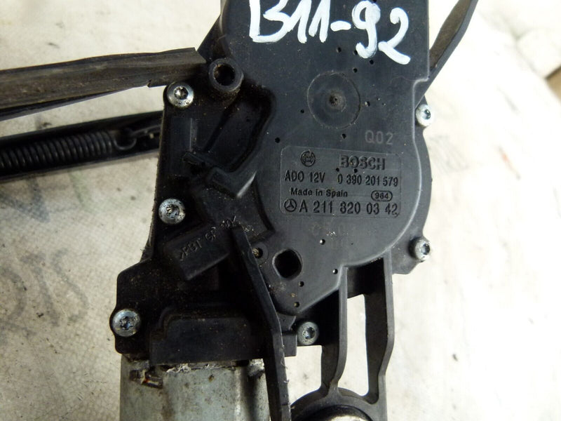 MERCEDES E W211 2001-06 REAR WIPER MOTOR UNIT GENUINE A2118200342