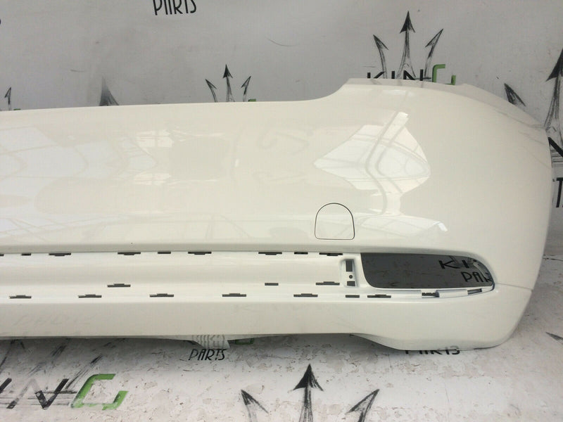 FIAT 500 2015-ON FACELIFT REAR BUMPER WHITE *NO PDC* GENUINE 735619778