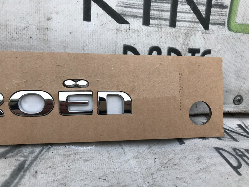 CITROEN C1 C2 C3 DS3 DS4 TAILGATE BOOT LID LETTERING CHROME BADGE EMBLEM GENUINE